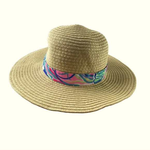 Straw sun hat with colorful bow - Picture 2 of 7